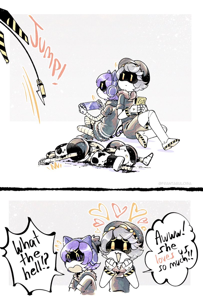 frantabul0sa's tweet photo. I haven’t posted envuzi in a while, gotta fix that lol. We love drone instincts and a loving drone wife lol. #murderdrones #envuzi https://t.co/B7Cmo9xdBF