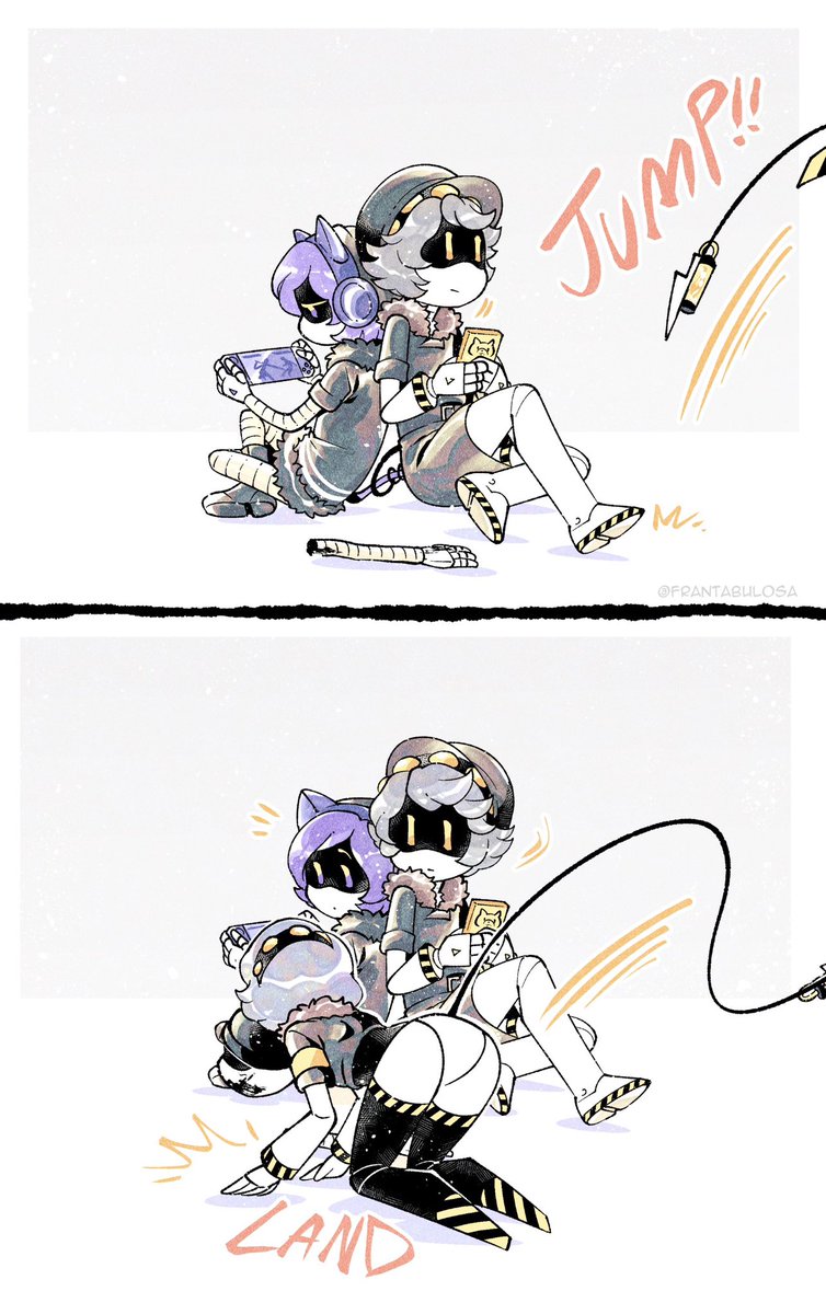 frantabul0sa's tweet photo. I haven’t posted envuzi in a while, gotta fix that lol. We love drone instincts and a loving drone wife lol. #murderdrones #envuzi https://t.co/B7Cmo9xdBF
