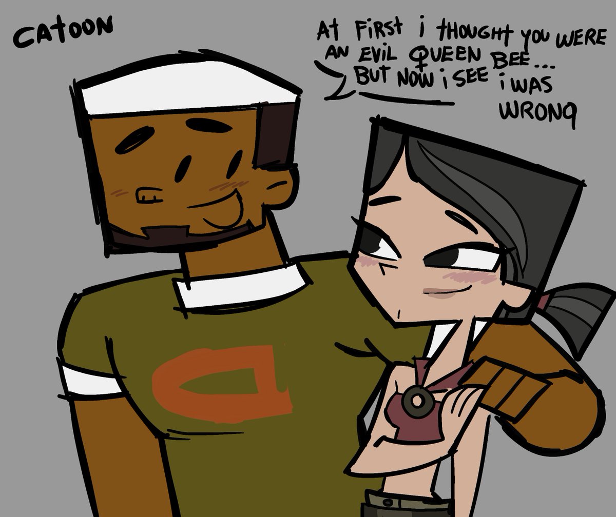 xatooncut's tweet photo. Request number 2: Heather x DJ #TotalDrama https://t.co/58x04xLokb