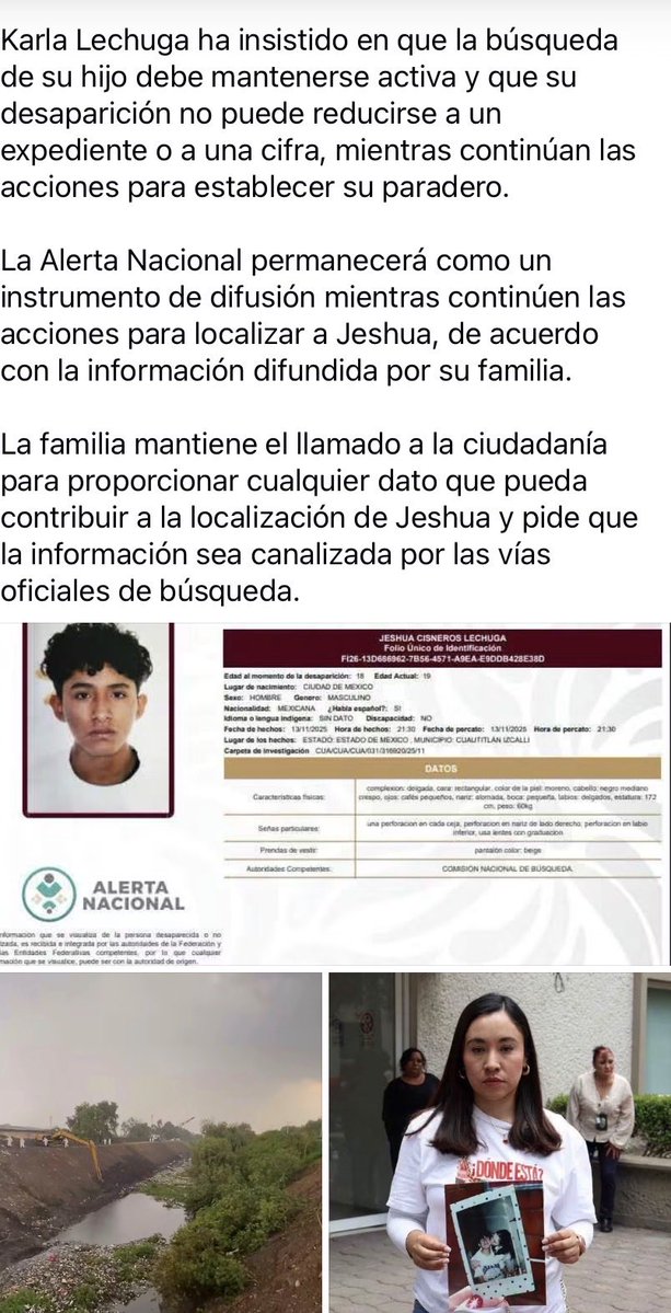 YaskadeF's tweet photo. #DóndeEstásJeshuaCisneros
#HastaEncontrarte
🙏🙏🙏 https://t.co/I6FeesTJoS