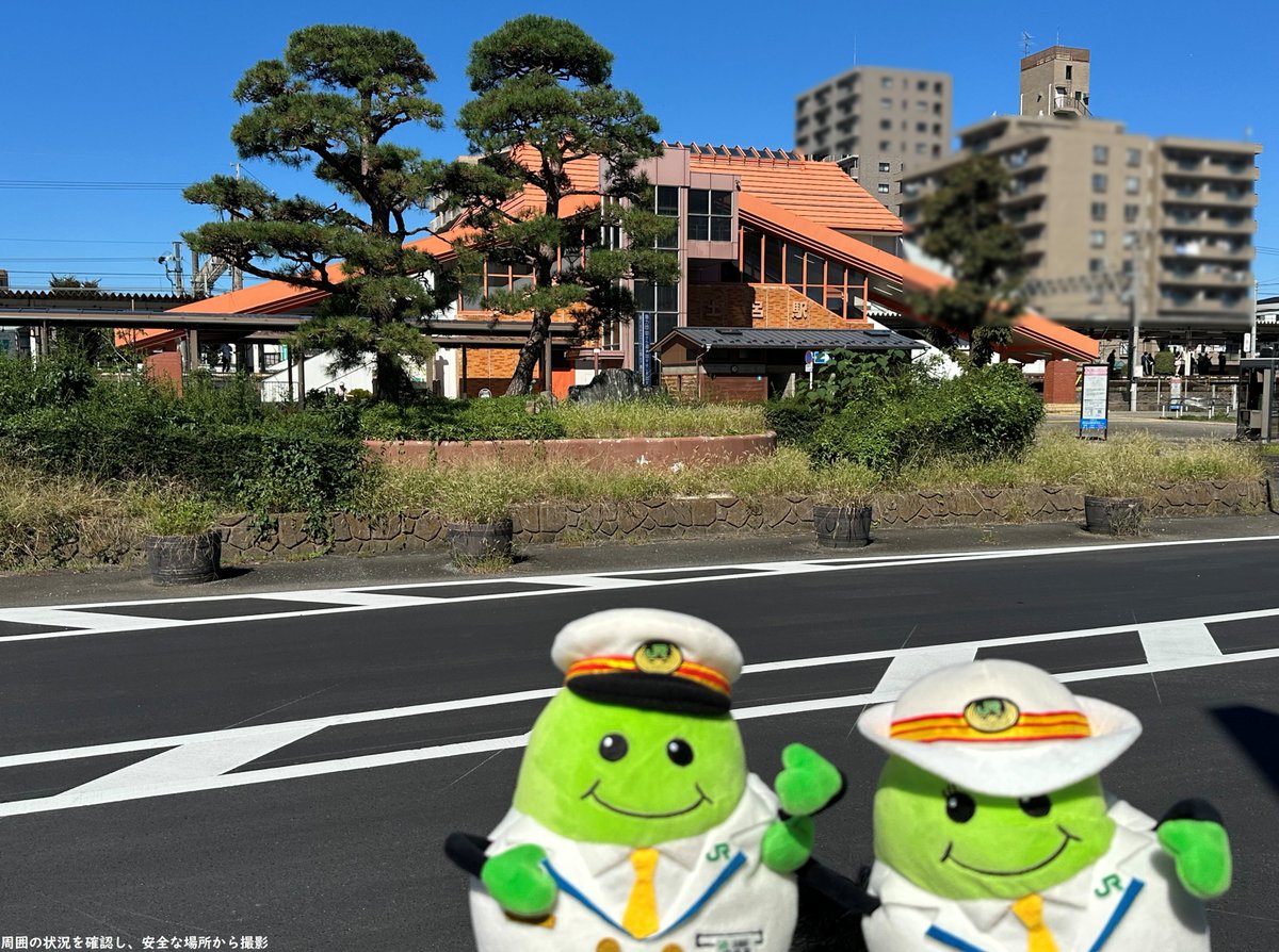 RailwayTown_Omy's tweet photo. 今日10/6は「トロ」の語呂合わせで、大宮駅から宇都宮線でお隣の「土呂駅」にまめこと来たよ～🚃

土呂駅は、さいたま市大宮盆栽美術館の最寄りなんだ🪴歴史や文化に触れてみてね😉

ぼくとまめこは美味しいお寿司屋さんを探してみようかな～😋🍣

#鉄道のまち大宮 https://t.co/3QOOJqULKN