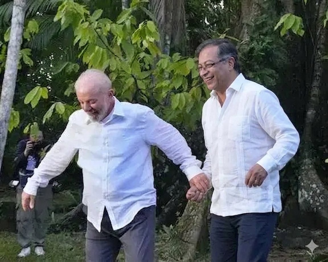 Verdugo2021's tweet photo. Lula y Petro le dieron la espalda a Maduro cuando más necesitaba de su apoyo; apoyaron a inmundo gonzales y a MCM.
Se cumple aquello de que "el que se mete con Venezuela se seca"... https://t.co/LrI4PdTtUS