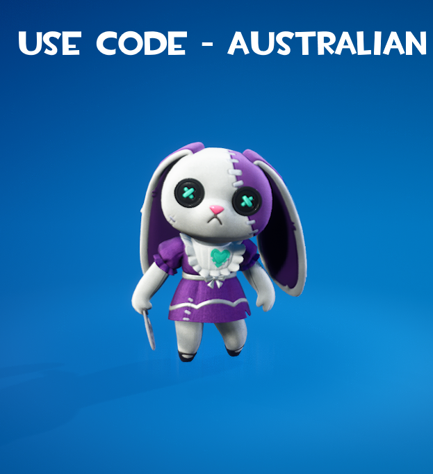 AussieToaster's tweet photo. the new Rowena Rabbit is out in the fortnite item shop
use code AUSTRALIAN if you're thinking about picking her up
https://t.co/FGCrIeiEOP https://t.co/XOCsB0ipgY