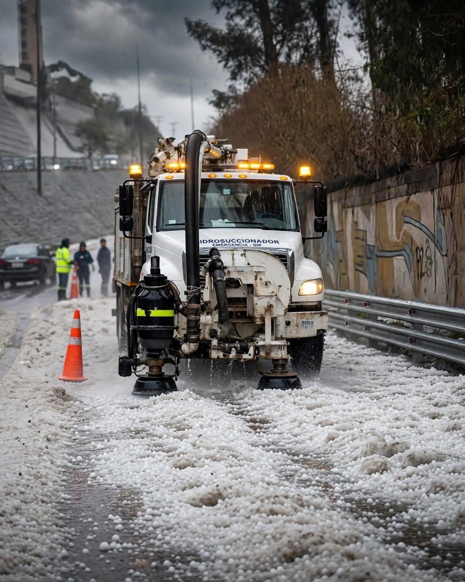 Salome181's tweet photo. @MunicipioQuito respondió en segundos!

Hoy, mientras caía el granizo en Quito, ya estaban desplegándose los equipos municipales.

En distintas provincias del país todavía permanecen abiertas emergencias por lluvias, inundaciones y deslizamientos.

#QuitoSíResuelve https://t.co/yVIDv5Bas6