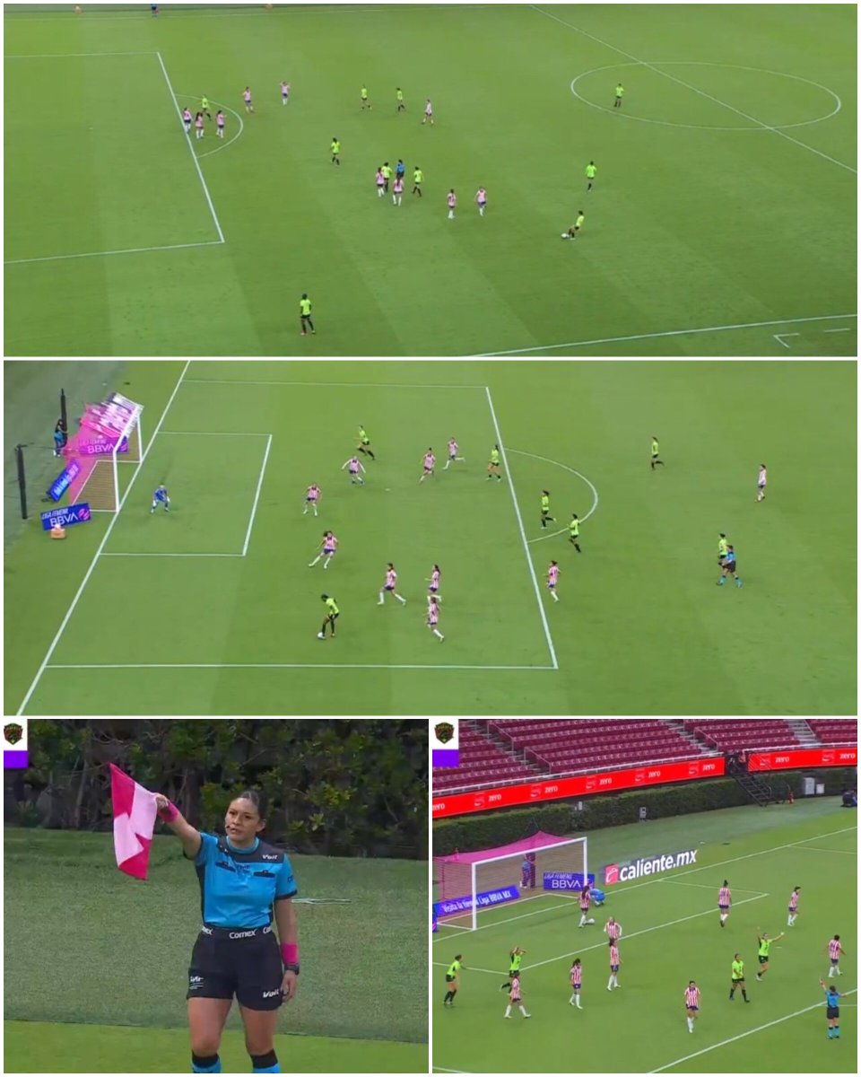 GuzmanGasso's tweet photo. ❌️🇲🇽‼️ ¡INCREÍBLE ERROR ARBITRAL en la Liga MX Femenil!

Le anularon este gol a las Bravas de Juárez vs Chivas por un supuesto Fuera de Juego pero NUNCA había posición adelantada. 

🔍 Ambas acciones previas eran PERFECTAMENTE LEGALES.

➖️ En la siguiente jugada, Chivas hizo el gol que le dio la VICTORIA por 1-0.

🧐 Francamente es un error IMPERDONABLE de la árbitra asistente Estafanía Montes. 

🚫 Muestra de la falta de capacitación en la Liga MX Femenil y de lo poco que le importa esta competencia a la Comisión de Arbitraje.