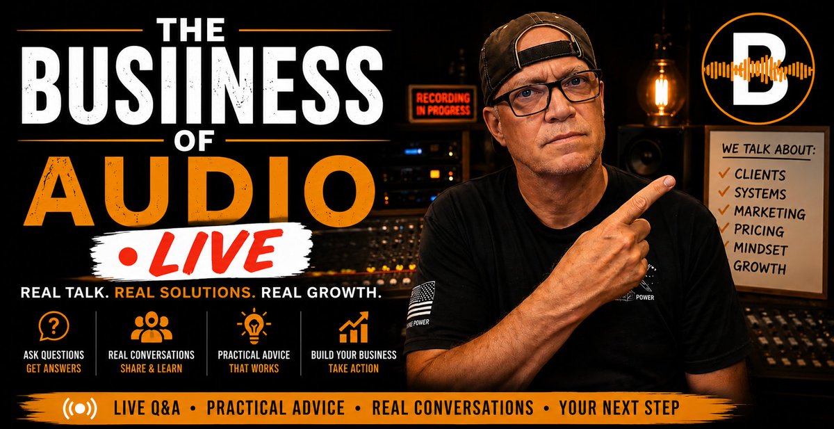 musicandpost's tweet photo. #AudioEngineers, #Producers and Anyone in the #MusicBiz 🎶, make sure to Check Out #DonnyBaker 's #YouTube Channel 📺 , The Business of Audio 🎤, if you haven't already! 🤓
Full of so Much Helpful Info, especially if you're in the #Music 🎼 Biz! 😎
Visit:
https://t.co/8ae77t4ufe
Thanks Everyone and Hope you had an Awesome #SundayFunday 🤪! 🤗
#AudioEngineer / #Podcast 🎧 / #DonnyBakerAudio /#LearnProRecording 🎤/ #Nashville / #Producer / #Atlanta / #Austin / #Singer / #Music / #MusicBiz / #ESAudio / #RecordingStudio / #LPR 🎧 / #LosAngeles / #CA / #Chicago / #London / #SanDiego / #SanFran / #Seattle / #Portland / #Vegas