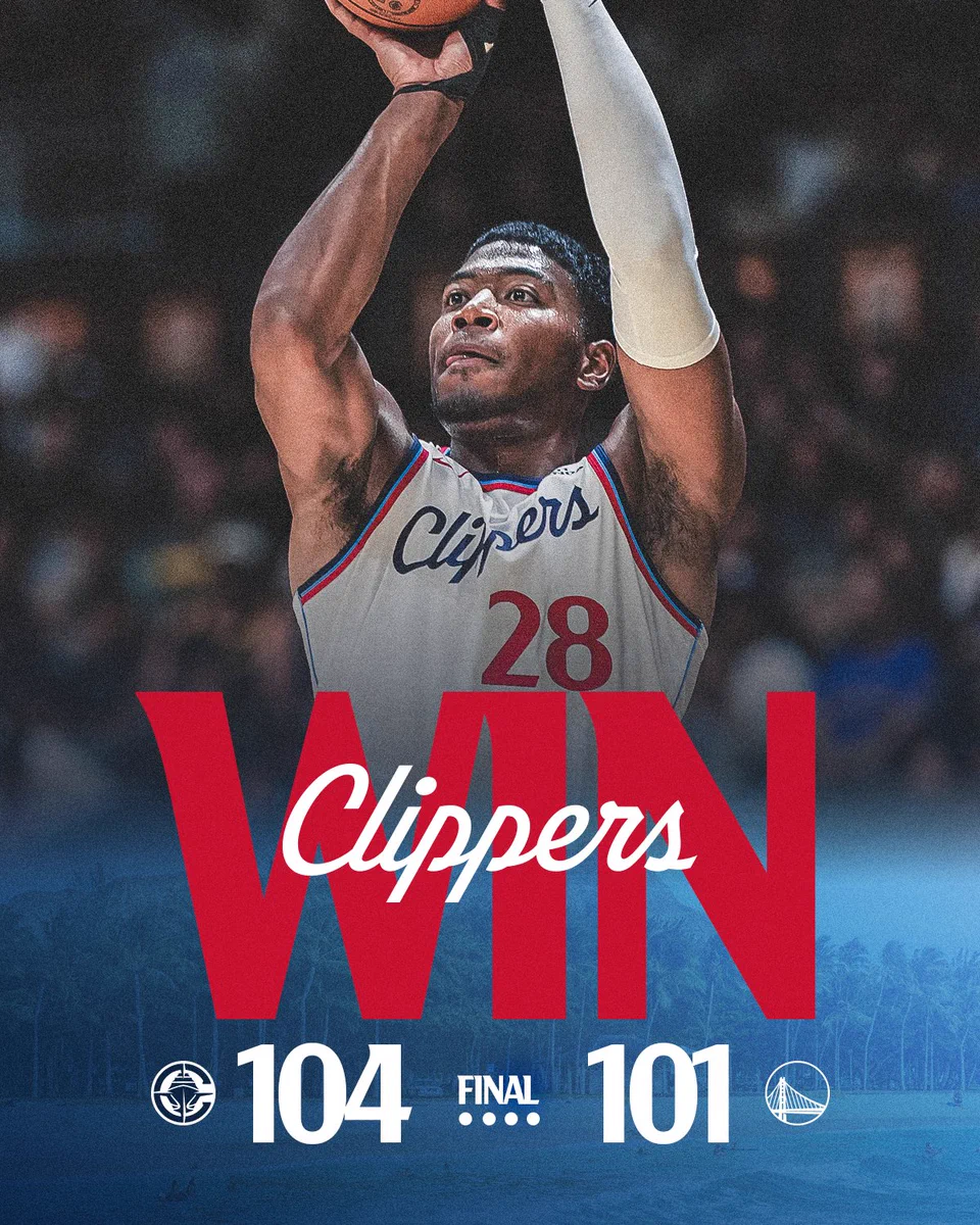 Clippers 104-101 Warriors | NBA Preseason
