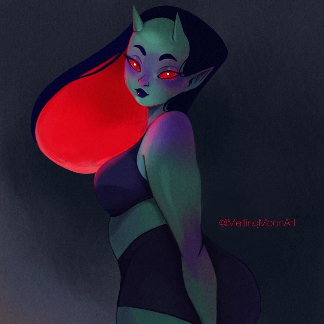 MeltingMoonArt's tweet photo. Curvy Oni babes
#oni #onigirls #pinups https://t.co/1LT18zHXSA