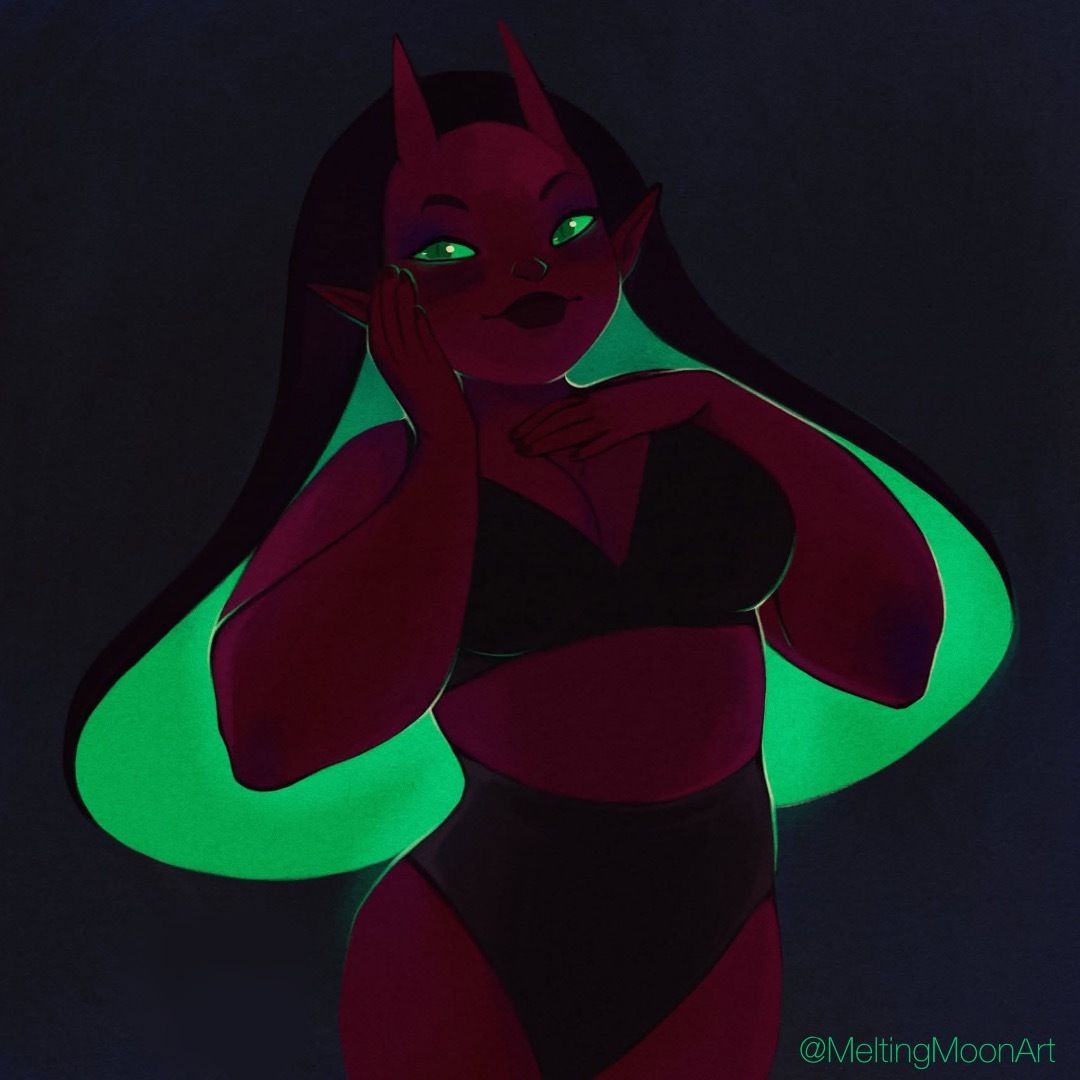 MeltingMoonArt's tweet photo. Curvy Oni babes
#oni #onigirls #pinups https://t.co/1LT18zHXSA