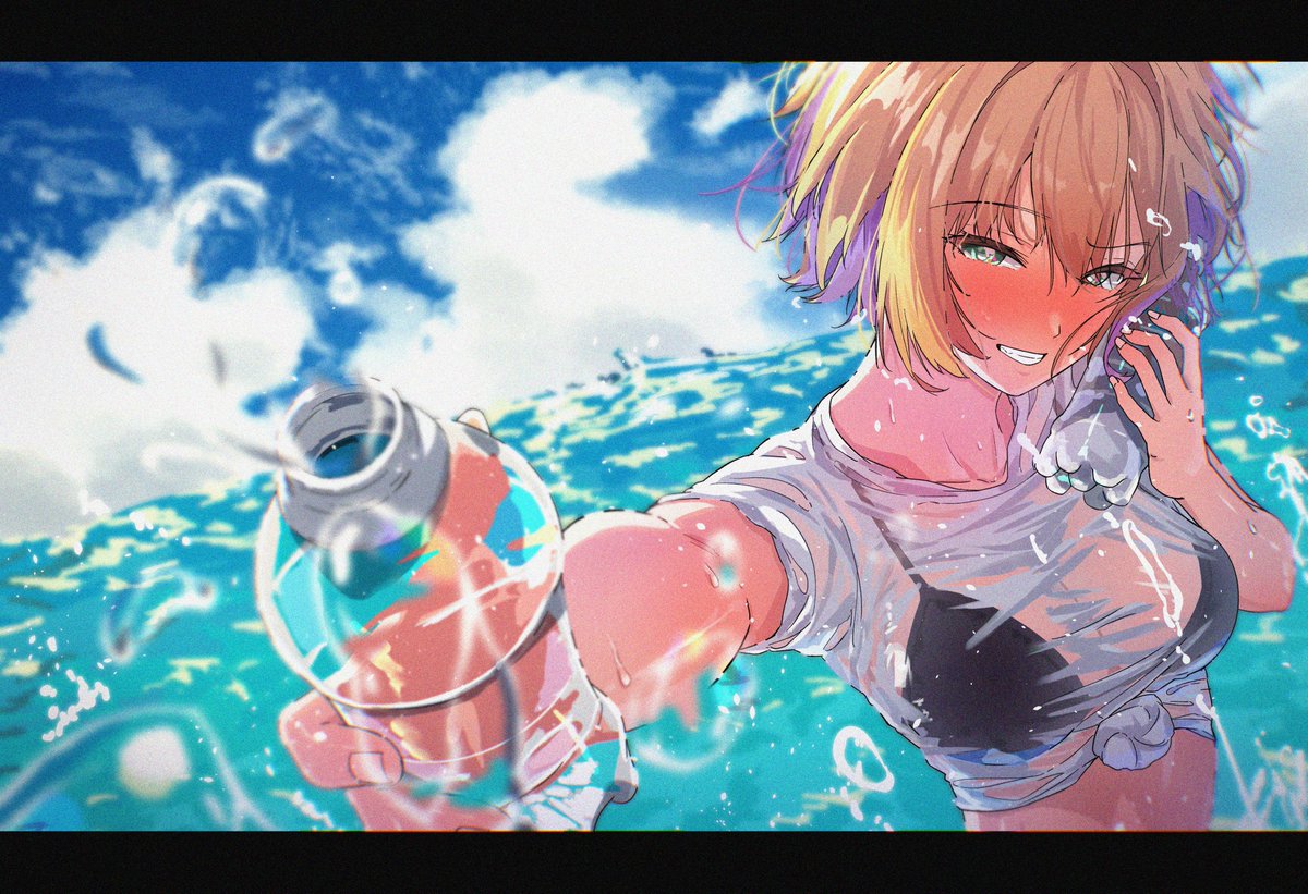 shyo_myotei02's tweet photo. 少し出すタイミングが遅れましたが、ノアちゃんに水かけられる絵。

ぶいすぽ
胡桃のあ

#963art https://t.co/XuPoaDBnMJ