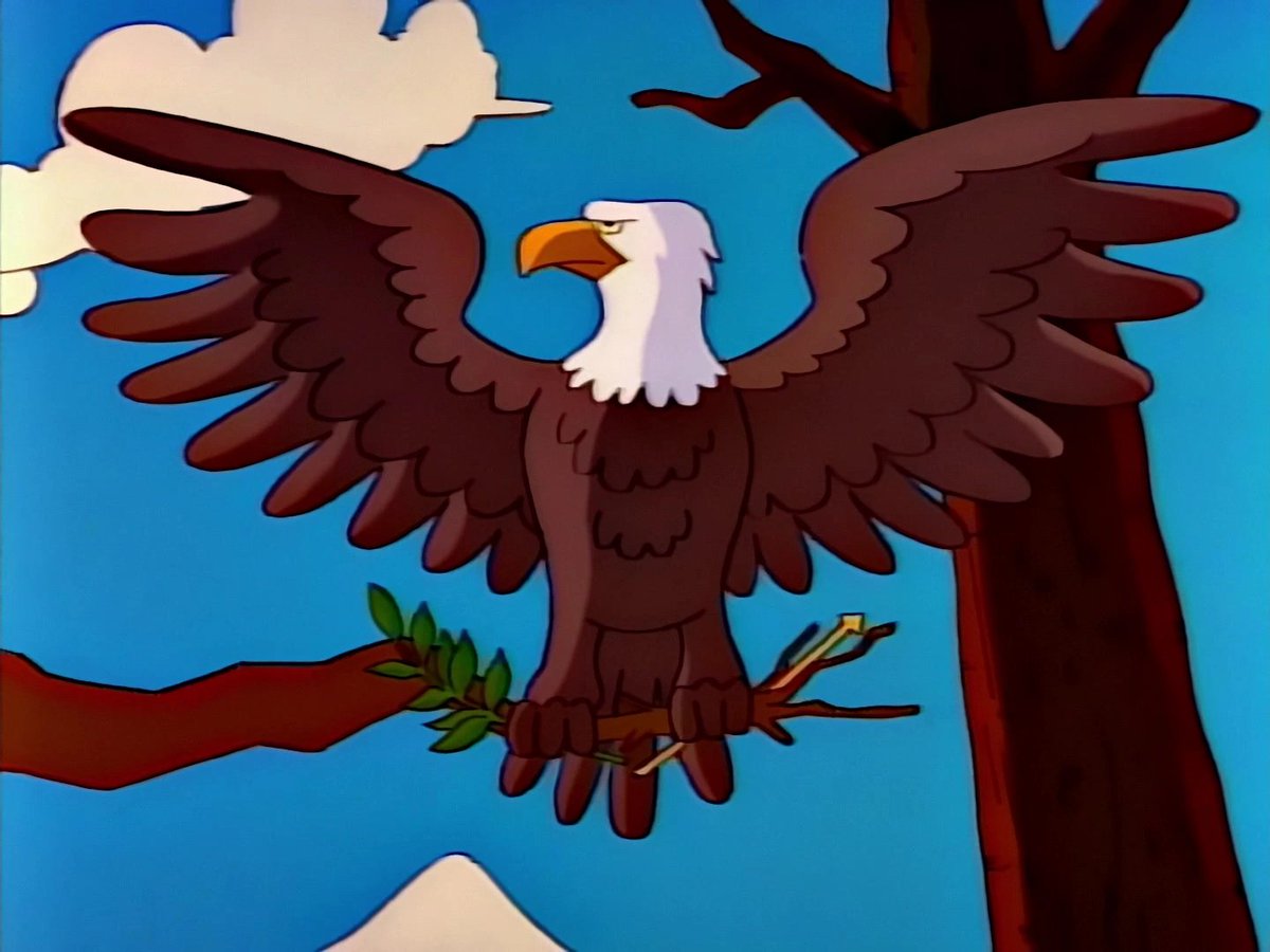 RhaMnemonic's tweet photo. @58bugeye Wow, The Simpsons were nazis back in 1991, right? 🤡 https://t.co/3jNzt1CETg
