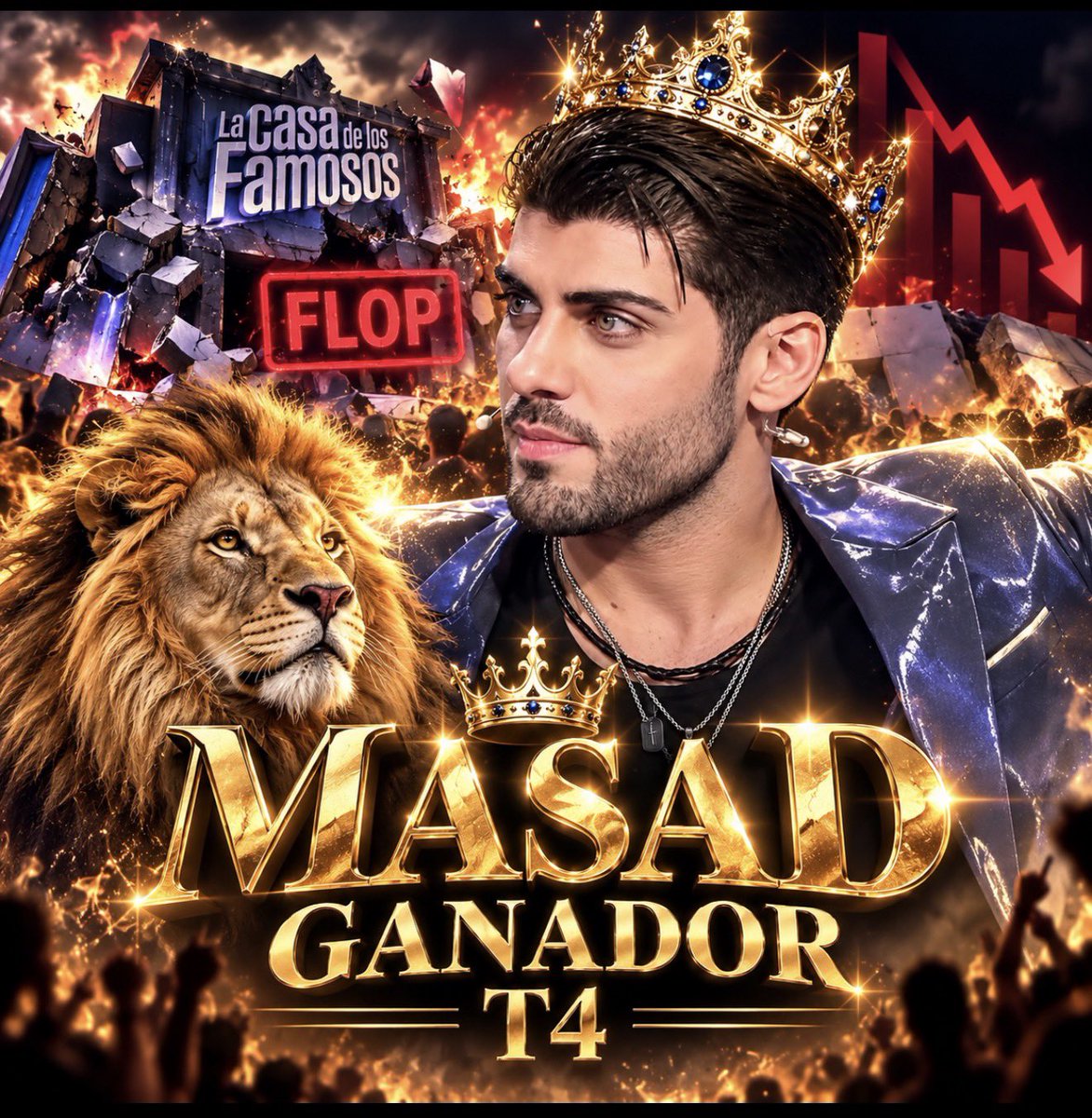 Straberry_Ald's tweet photo. Patrón 👑🦁

MASAD GANADOR T4 
#masadaltmimi https://t.co/hNJbMiugLZ