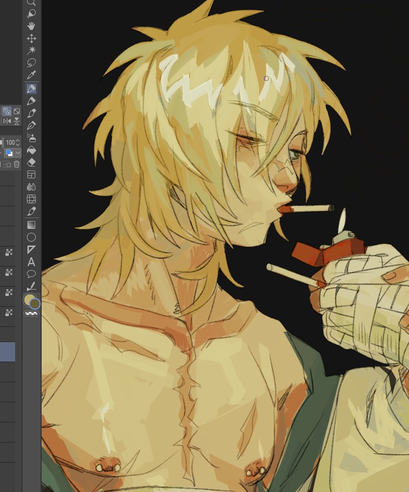 digijho's tweet photo. first time drawing blonde towa hmm https://t.co/clXfWT8IpB