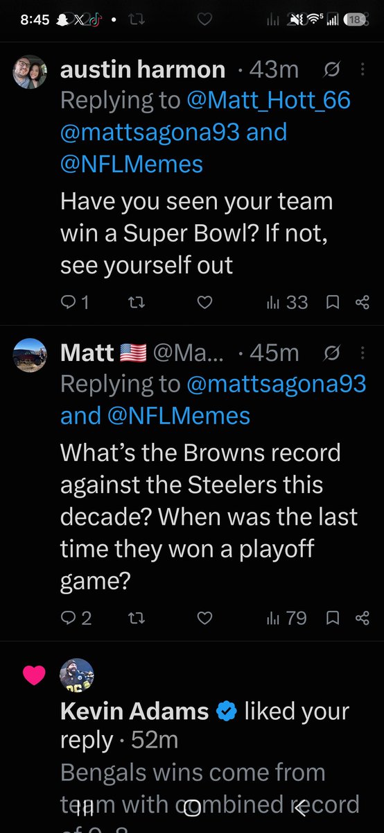 mattsagona93's tweet photo. @austinhar17 @Matt_Hott_66 @NFLMemes Yah, you're right, thats my bad. I own it. I read it wrong. Being stoned watching football didn't help me there. That my bad, for real. I deserve the shit I get from you. https://t.co/o0XiR3S7xn