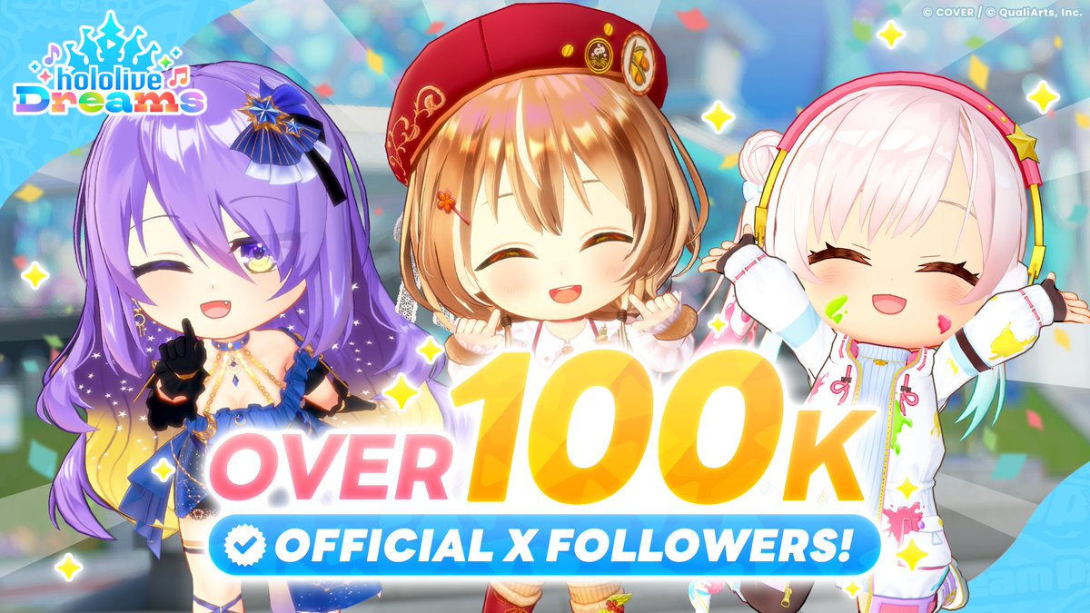 holo_dreams_en's tweet photo. ◥◣　　　　　　　　　　　　　　　　　　　　　　　◢◤
　🏰🎶 100,000 Followers on Our Official X Account! 🎶🏰
◢◤　　　　　　　　　　　　　　　　　　　　　　　◥◣

Our official holodori X account has reached 100,000 followers✨

Thank you so much to everyone for your continued support‼️

We’ll keep bringing you lots of exciting updates!

We hope you’ll continue to enjoy holodori!

#holodori