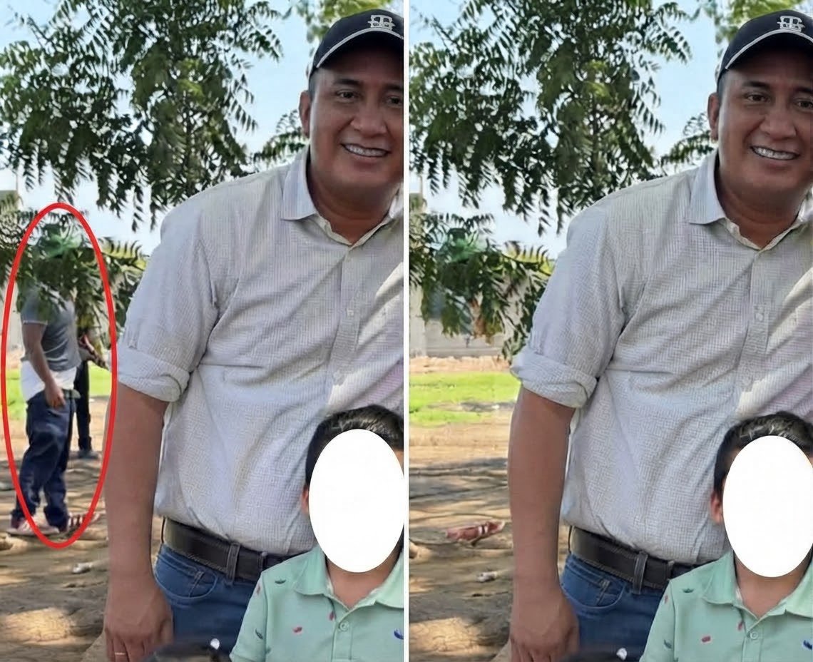 TiempoDigitalMx's tweet photo. Antonino Morales se desplaza con hombres armados con AK-47 en San Blas Atempa, #Oaxaca; equipo sube foto a Facebook y luego la “corrige” https://t.co/OV282MsZUY https://t.co/7Y4yjCJq2Z