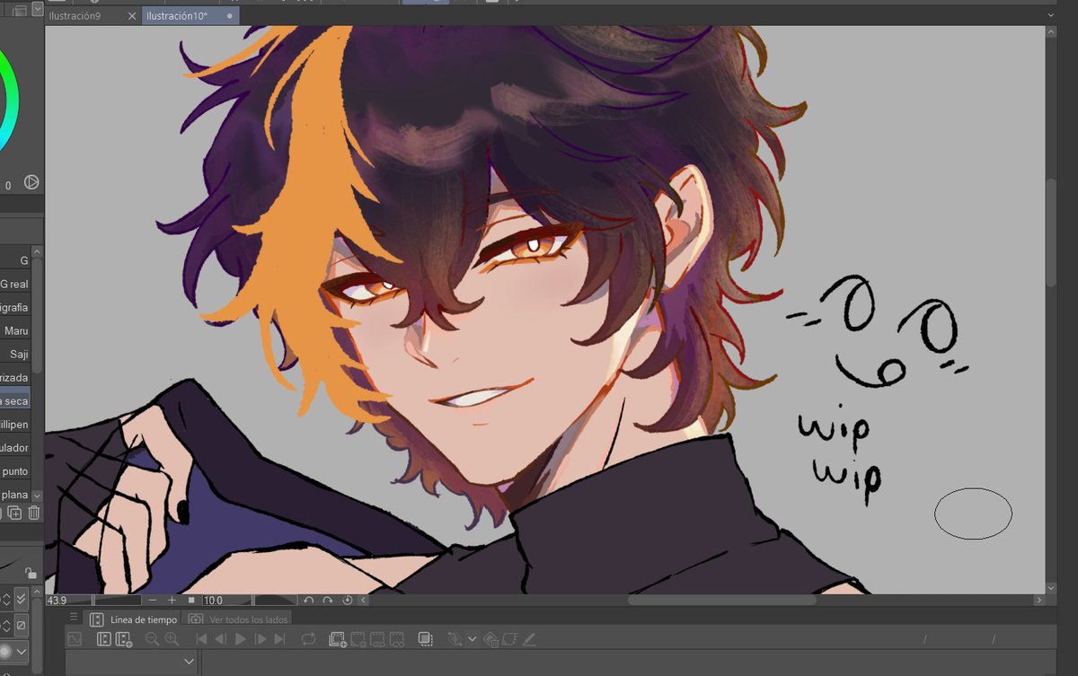 Tottytoot's tweet photo. Hand hurts so I'll finish this later...
Once again not tagging 'cuz it's a wip...
Tried some brushes I bought a while ago but never ended up using... I think they turned up great??? Idk!!!
Anyways Atlas A Date With Death 2... https://t.co/QvwRrqoZin
