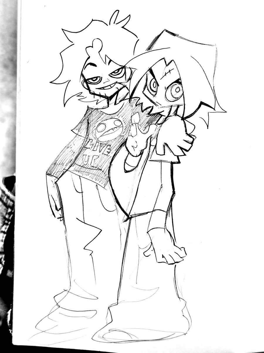 TerminalRepo's tweet photo. Seems yall didn’t know I was on base game lol, here’s some fun doodles I made over the last year while working on stuff, think of it as my staff doodles. More below ⬇️ https://t.co/FFBhjVcZHi