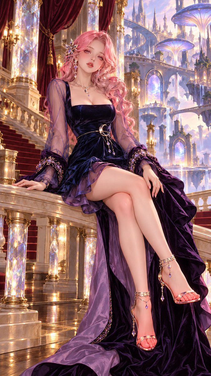CosSolidarity's tweet photo. She sat where velvet met the heavens,
soft as dusk, bright as a secret.
Even the palace seemed to hold its breath.
#AIArtistCommunity #AIArt #DIgitalArt #ArcvelvetPartner https://t.co/lI5WdoqGTO