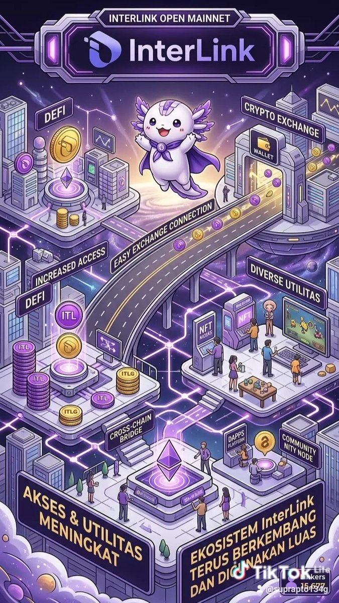 YohanuM65755's tweet photo. Open Mainnet InterLink
Open Mainnet fase penting bagi InterLink.
Fitur koneksi bursa di wallet beri jalur mudah bagi Linkers peroleh ITL. Akses & utilitas bertambah, ekosistem berpeluang tumbuh & dipakai luas.
#InterLink #ITL #ITLG #OpenMainnet #ITLX #Blockchain https://t.co/ggzlWtfKeW