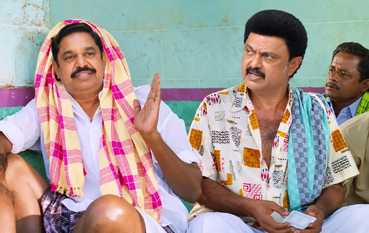 TheEagle3_0's tweet photo. சுடலை :-

 களநிலவரம் சரியில்லையே எடப்ஸ் 

எடப்ஸ்:- டெபாசிட் வருமான்னு தெரியல ?

போவியா அங்கிட்டு.. https://t.co/zWzGg0lbEA
