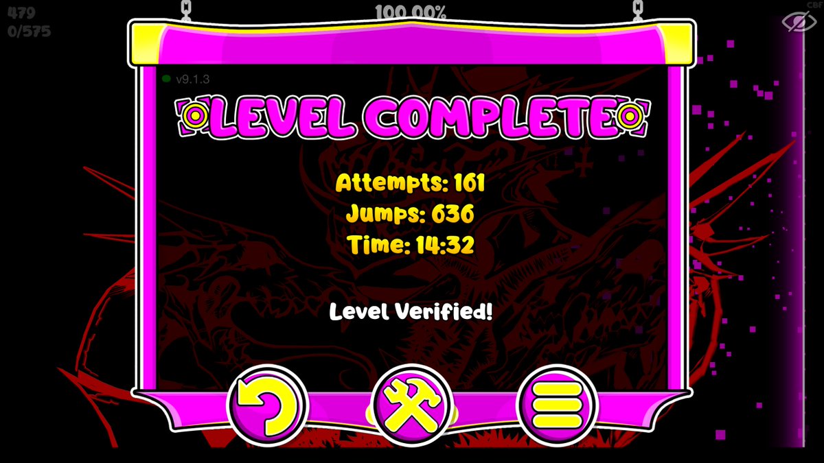 DasherDoggie's tweet photo. GRIEF VERIFIED // 2+ YEARS, 436K ATTEMPTS. A NEW ERA OF GEOMETRY DASH. 💜💛 https://t.co/qCyIg0AOmc