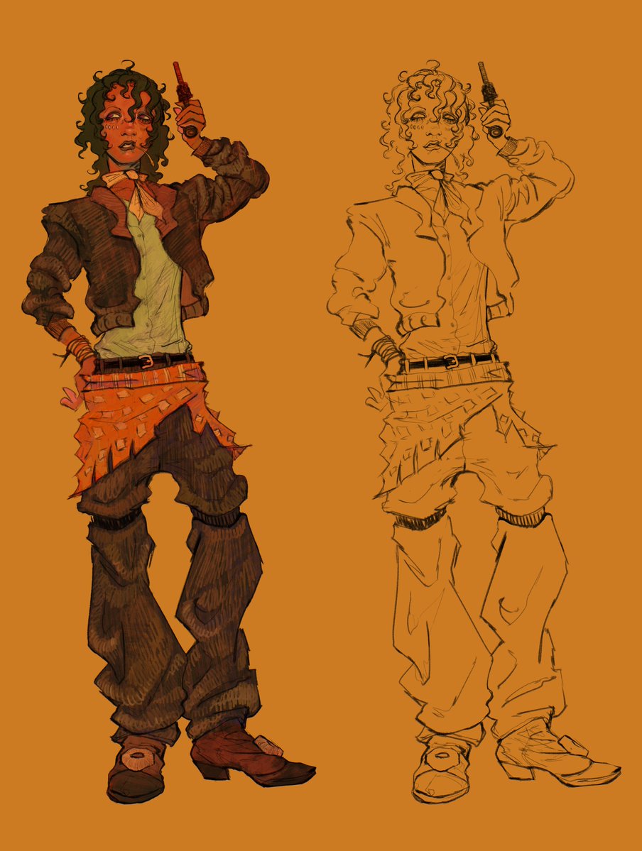 guromiau_'s tweet photo. hi nara *shoots a laser that turns u into a cowboy *
#jjba https://t.co/esazzipQlN