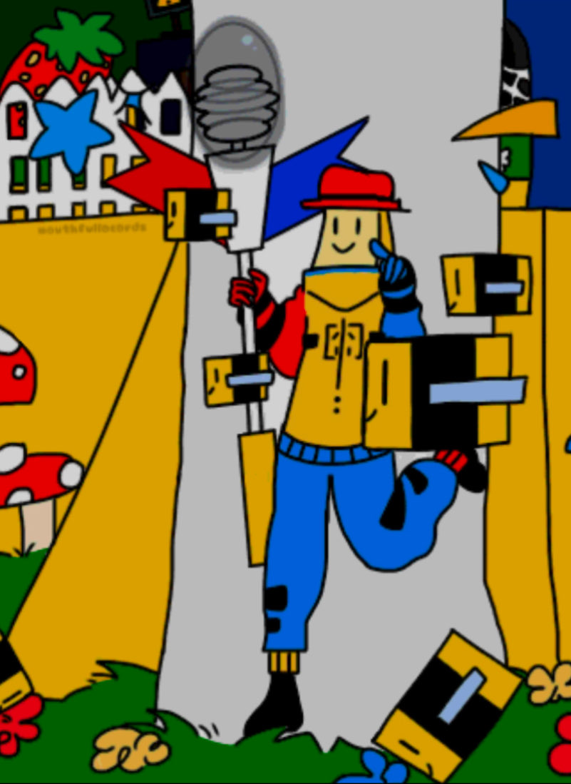 mouthfullacards's tweet photo. day 4, woohoo! 

#robloxdevtober #onettfanart #robloxfanart https://t.co/Sh5bBm8rjM