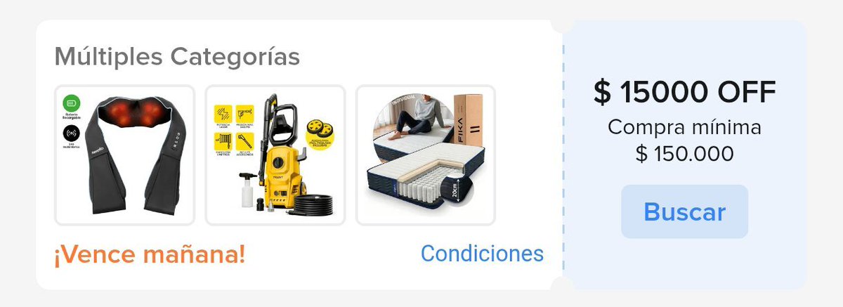 AhorraConKatty's tweet photo. NUEVO CUPÓN DE MERCADO LIBRE!!!

Código en el link👇
https://t.co/wiSfX4ZW4N https://t.co/8Xav53Rdbl