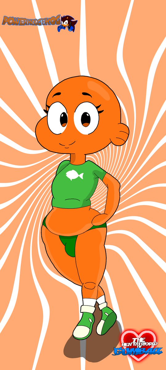 JamesGHedgehog's tweet photo. THWOG Darwin Model 
The new and improved of Darwin Watterson redesign is completed. Just one more to go which Gumball Watterson and that's it . Back to working on the Wedgie comic. https://t.co/TD2TCS3q2z