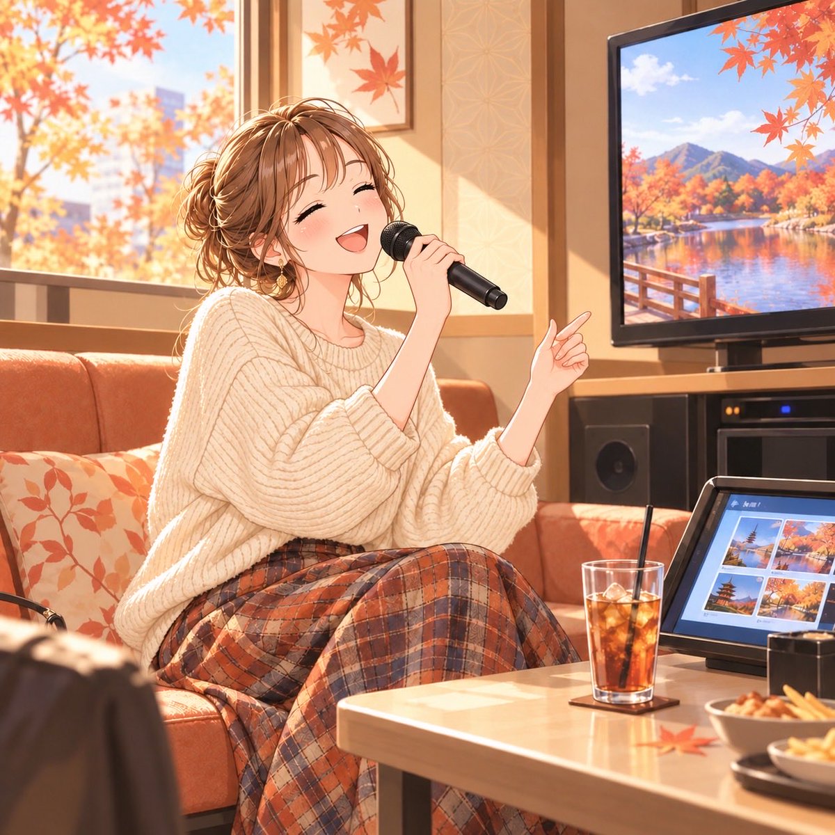 karaokezima's tweet photo. さて今週は秋晴れ日が続きそうです☀️

秋といえば食欲の秋、読書の秋、スポーツの秋。
今日は「歌う秋」にしませんか？

ひとりで歌うもよし、みんなで歌うもよし🎤

歌って秋の気分転換をZIMAでしませんか？

皆様のお越しをお待ちしております☆ https://t.co/xSx1EM3Q2A