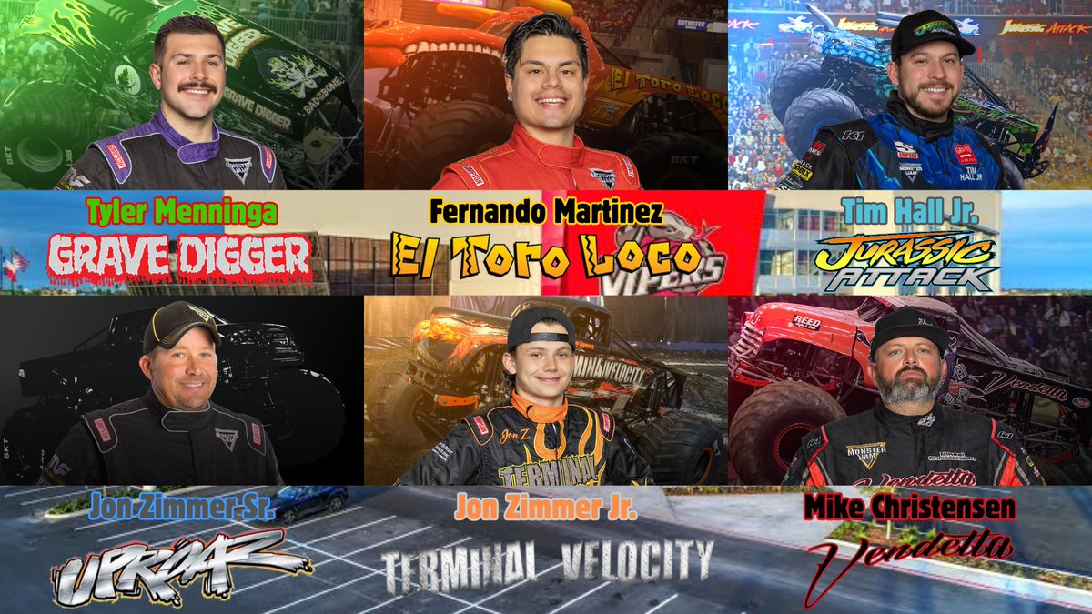WildSideDom's tweet photo. While the Fall Stadium Series gets the week off, 6 of Monster Jam's best will head out to the Lone Star State for an Arena Weekend at the Bert Ogden Arena!

Here is the Lineup for Edinburg

#MonsterJam | #TeamSparkleSmash 🦄🩷 https://t.co/FfVDLxGUDq