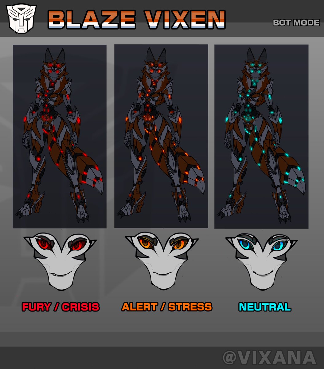 VixanaArt's tweet photo. [TFP OC] Blaze Vixen

​Ten years after her last appearance, I decided to take the design of one of my most cherished original characters—Blaze Vixen—and recreate it! 🦊

​[Alt mode coming soon!]

#TFP #OC #art #originalcharacter #Transformersㅤ https://t.co/goccqCyzAL
