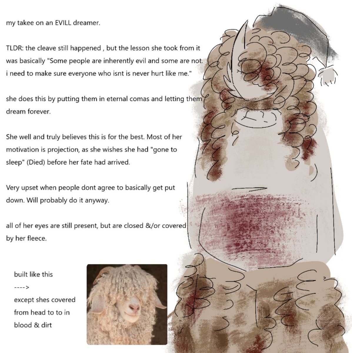 ArmyOfLocusts's tweet photo. okkkk this is a bit lazy ill work on this concept more when its not 4am Ok.

(as she never manipulated pest here in favour of knocking him out forever, she doesnt have a phyiscal form . this is probably important in some way) https://t.co/BIpUkiSFKK