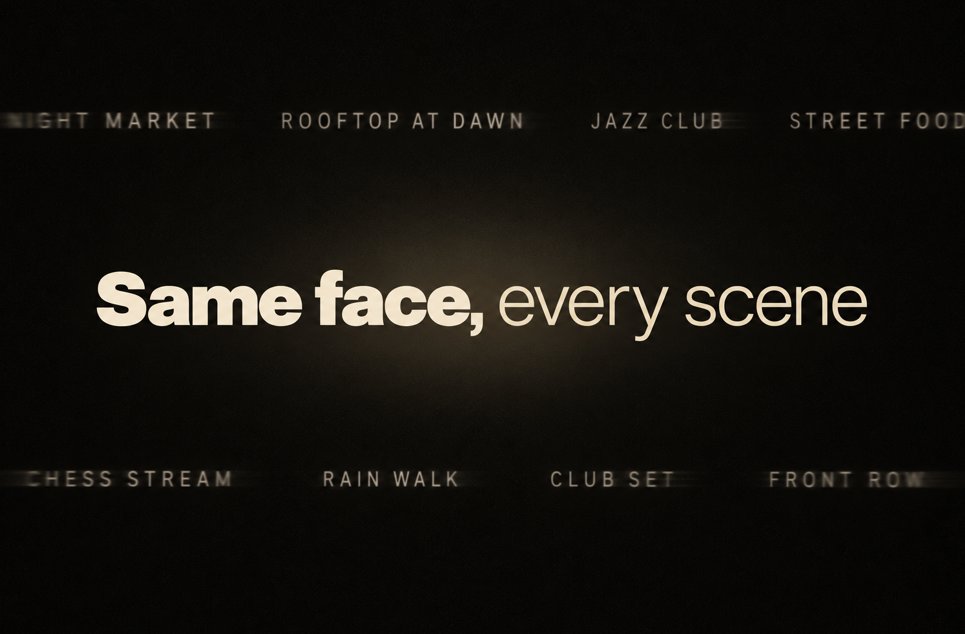 Padnaagent's tweet photo. then Lumen got a face

a headshot first, then the full body, drawn from that same headshot so it is the same man in both

that is the part an AI influencer lives on, the face can't drift between posts

every picture carries an AI label on the site
each wallet can start 3 AIs a day