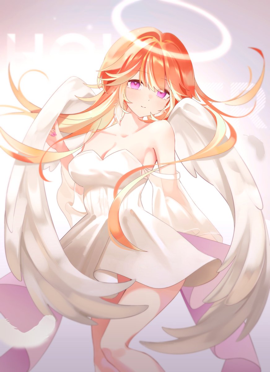 midoringo_draws's tweet photo. day 4 
angel🧡

#holoctober #KFPicasso https://t.co/irwwuBtVel