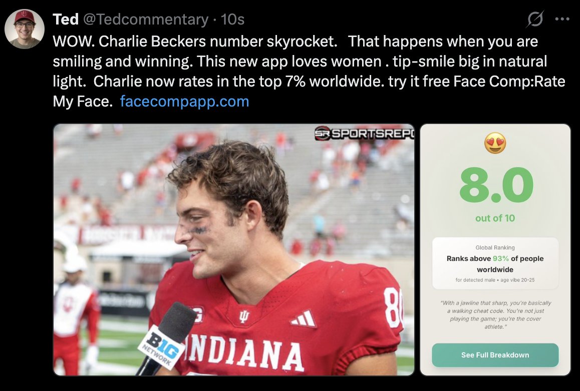 Tedcommentary's tweet photo. @BFWshow @colecubelic thats right.  and are killing this new app.  pro-tip. smile big in natural light.  ohh try it free.  https://t.co/5Akp44rWsf https://t.co/0K3EP1knwJ