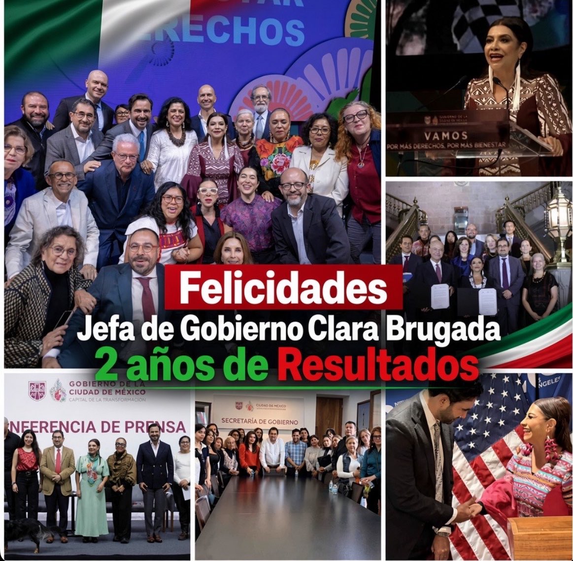 aCLARAndoMx's tweet photo. ✅Segundo Informe Jefa de Gobierno Clara Brugada 

✅ Secretario @craviotocesar #Cdmx https://t.co/Rop13Yk2bM