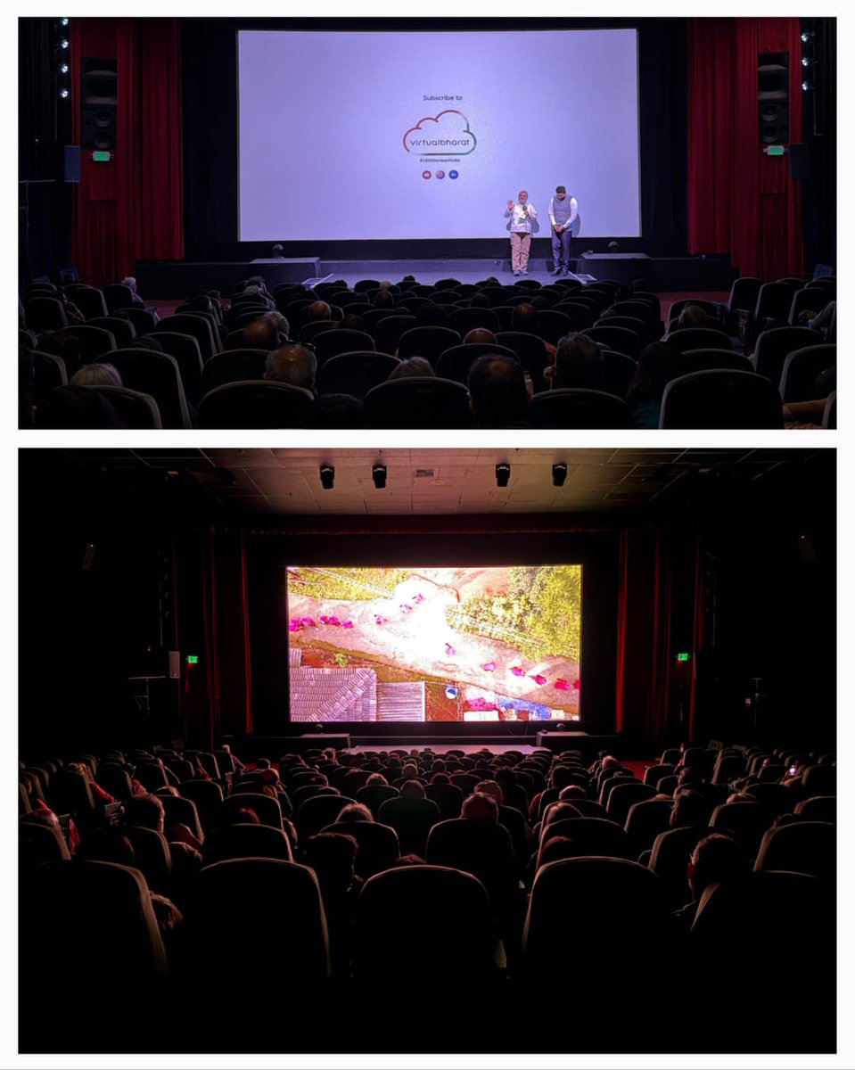 CGILosAngeles's tweet photo. Consul Venkateswarlu Sridhara was the Guest of Honor at the first season of “The India Experience”, a specially curated screening from award winning well known filmmaker Shri Bharatbala’s #VirtualBharat project in Orange County California. 
An insightful evening of bringing out India’s diverse stories alive on the big screen. The evening featured short films exploring India’s people, traditions, music, sports and heritage.

@MEAIndia @IndianEmbassyUS @IndianDiplomacy @drkjsrini @MinOfCultureGoI @PIBCulture @MIB_India @nfdcindia @IFFIGoa @virtual_bharat @bharatbala @TheFridaCinema @DolbyIn @CityofSantaAna @tourismgoi @incredibleindia @mygovindia @PIB_India @gssjodhpur 

#IndiaInLA #VirtualBharat #TheIndiaExperience #IndianCinema #IndianCulture #Storytelling #SantaAna #IndiaInUSA