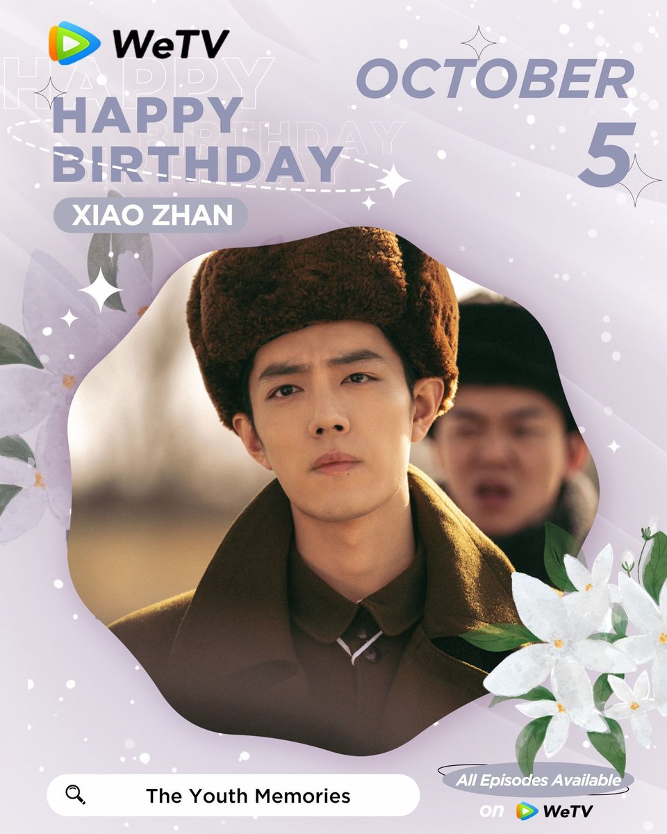 WeTVOfficial's tweet photo. Happy Birthday to #XiaoZhan 🎂🫶🏻

Love your performance in #TheUntamed #TheLongestPromise #TheOathofLove #DouluoContinent #JoyofLife #TheYouthMemories 

Looking forward to more of your amazing works. ✨

#肖战 #WeTV #WeTVAlwaysMore https://t.co/ksbSmGOmKf