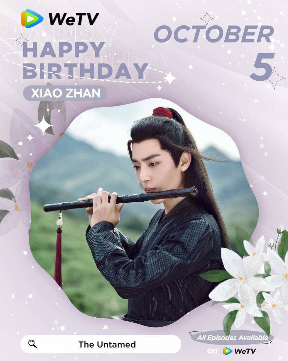 WeTVOfficial's tweet photo. Happy Birthday to #XiaoZhan 🎂🫶🏻

Love your performance in #TheUntamed #TheLongestPromise #TheOathofLove #DouluoContinent #JoyofLife #TheYouthMemories 

Looking forward to more of your amazing works. ✨

#肖战 #WeTV #WeTVAlwaysMore https://t.co/ksbSmGOmKf