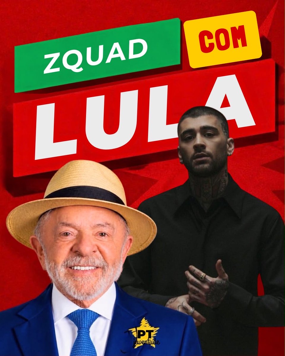 choosezaynbr's tweet photo. ⭐️ CAMPANHA - ZQUAD COM LULA 🚩

Estaremos distribuindo etiquetas a favor do presidente Lula no show da Konnakol Tour, em São Paulo, do dia 10 de outubro (sábado).

Lembrando que a nossa luta é e SEMPRE foi coletiva, assim como o Zayn sempre se posicionou em defesa dos direitos das pessoas que são excluídas, esquecidas e marginalizadas. 

➡️ Imprimam as etiquetas em casa e vamos garantir que chegue no maior número de pessoas.

🔗 Link: https://t.co/aUW0BOCS3U