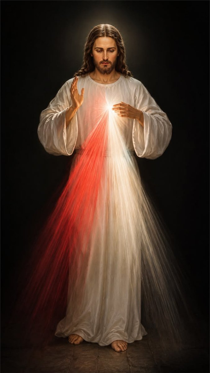 JustAdaugoijele's tweet photo. Divine Mercy Prayer

Eternal God, in Whom mercy is endless and the treasury of compassion, inexhaustible, look kindly upon us and increase Your mercy in us, that in difficult moments we might not despair nor become despondent, but with great confidence submit ourselves to Your holy will, which is Love and Mercy itself.
Amen

Jesus, I trust in You
Jesus, I trust in You
Jesus, I trust in You
When I see You, I rejoice