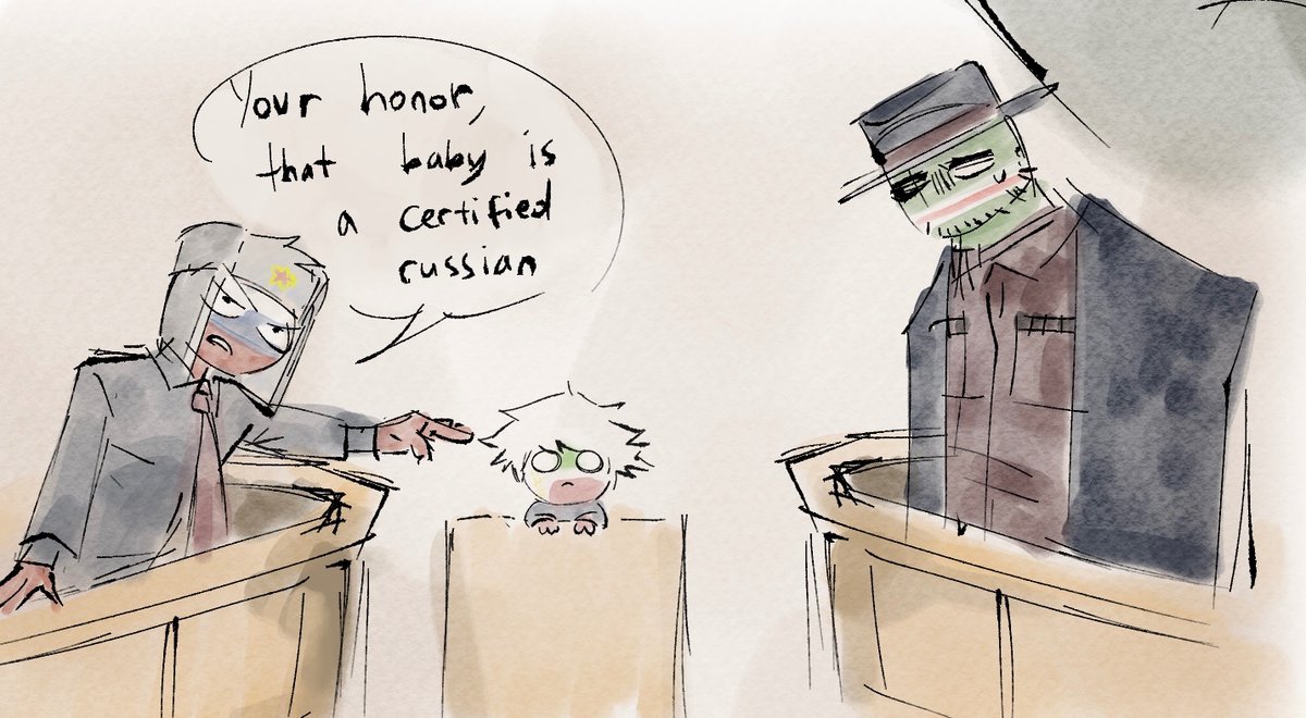 olkh_shapiro's tweet photo. Trying to write niche underground countryhumans lore and it‘s just this https://t.co/9jtU2qv1np