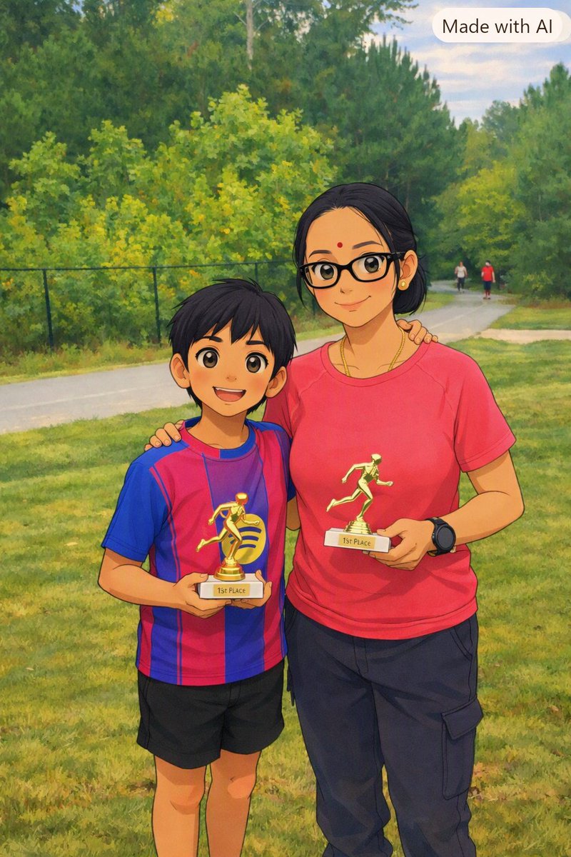 Jayalakshm61866's tweet photo. A new logo to our team #MarathonRunnersOfAtlanta
๐โโ๏ธ๐โโ๏ธ Mom & Son Miles โ honored as Inspirational Woman and Upcoming Marathoner!
Every stride we take together is a promise: to grow stronger, dream bigger, and keep running side by side. ๐ชโค๏ธ
#MomSonGoals #RunTogetherRiseTogether https://t.co/3AL5B4OXhO
