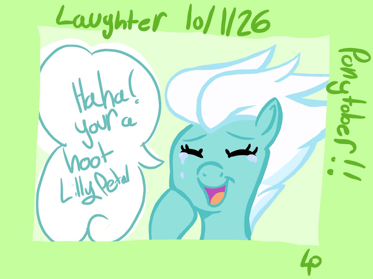FAHBOIBOIBAH's tweet photo. Fleetfoot... Ponytober https://t.co/Quvn1xs7pJ