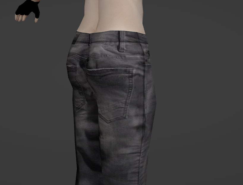 MoniqueMonsters's tweet photo. decided to just use real Pants images for his jean texture lol https://t.co/XWKDOMD4Ur