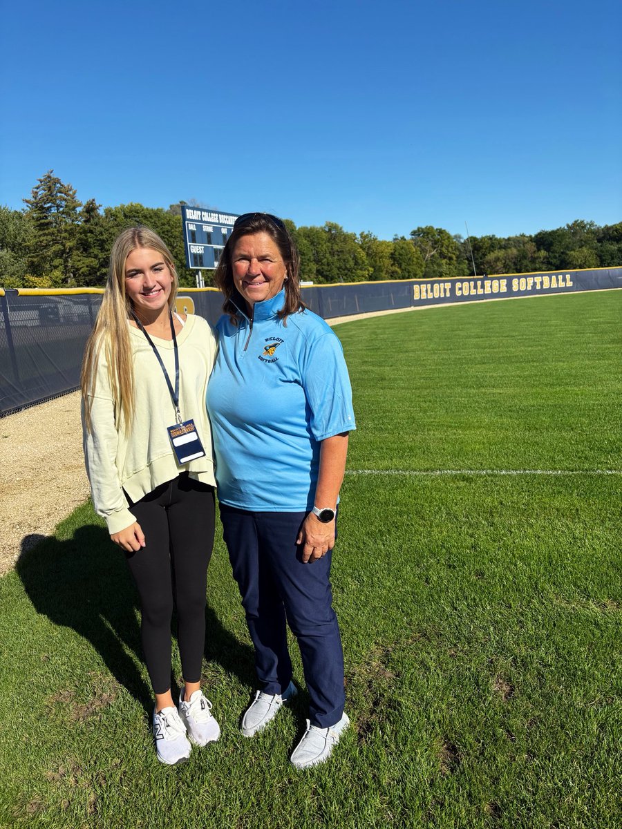 KiyrraM's tweet photo. Had such a great time visiting @Beloit_College

Thank you @zarlingk for taking the time to show me around campus and talk with me about @BUCSOFTBALL and what it means to be a Buccaneer!

I’m really excited to come back, meet the players, and learn even more about the program. So thankful for the opportunity and excited to see where this journey takes me! 💙🥎 @BeloitBucs