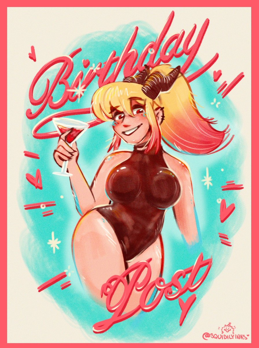squidilyinks's tweet photo. Birthday Post 🎉🎂
Celebratory Wyrm doodle 🎉🥳
.
.
.
[ #birthday #ocart #art #DnDcharacter ] https://t.co/tvMYjIdEZw