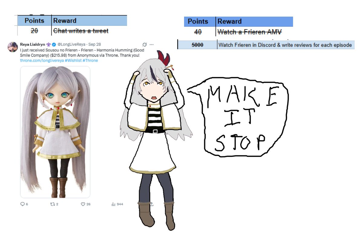 dirklingnews's tweet photo. Here, we see a streamer deeply regretting their subathon reward choices.
#illustreya #vtober https://t.co/0KjTz09HpI